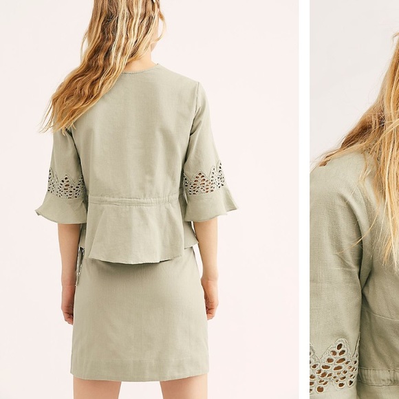 Free People Set with Lace Crochet Trim - Picture 3 of 5